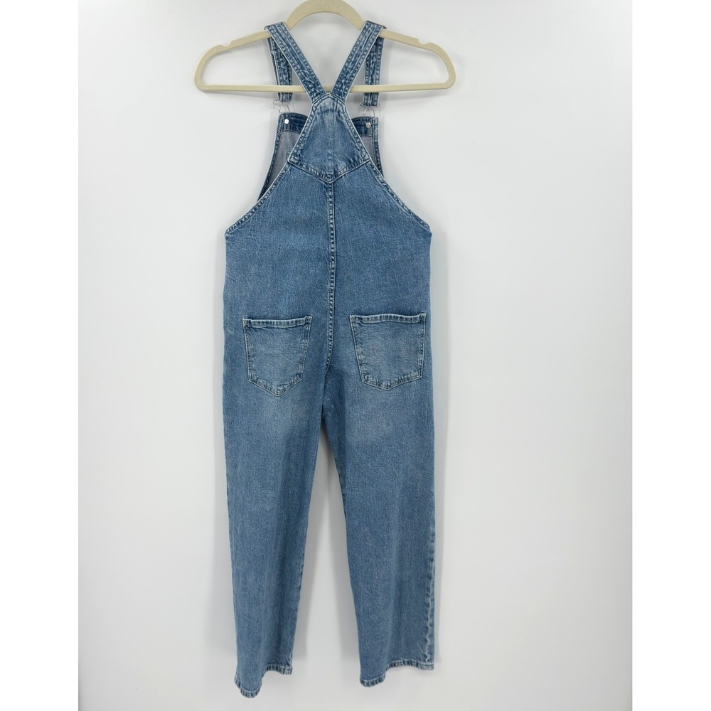 HM Kids Blue Denim Overalls Medium Wash Adjustable Straps Size 10 US 10Y - Picture 10 of 13